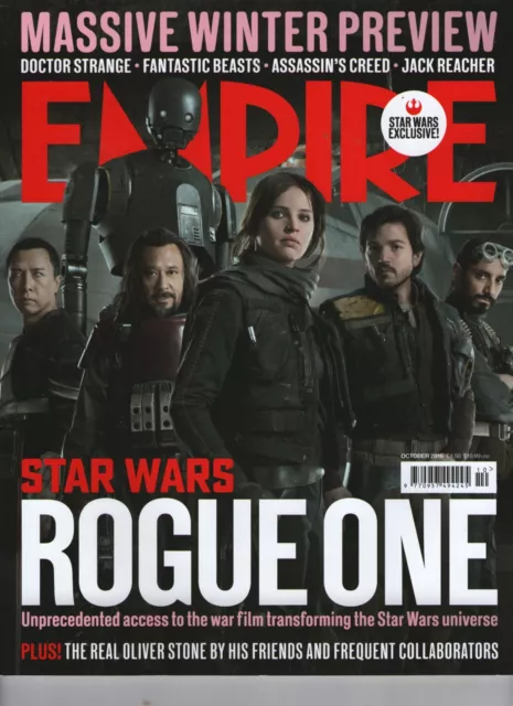 EMPIRE Magazine #328 October 2016 Rogue One: A Star Wars Story Rebel Cover