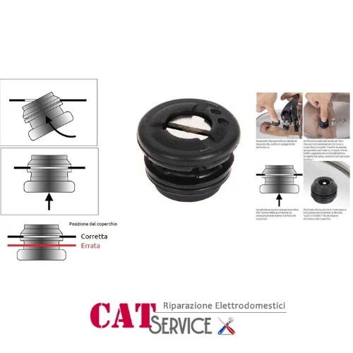 Jpshop VALVOLA Di Sicurezza Guarnizione PENTOLA A Pressione Adatta LAGOSTINA - Foto 8