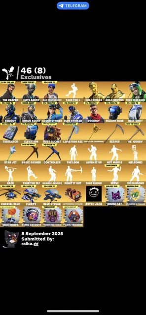 Compte Fortnite OG Original - 2017 - Multi-plateformes (Xbox, Switch, PC) - Neuf (Compte Digital)