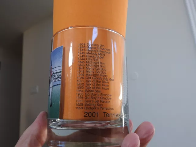 2001 TENNESSEE WALKING HORSE NATIONAL CELEBRATION tumbler glass