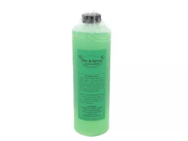 Nic-A-Spray Coin Cleaner, 16oz bottle