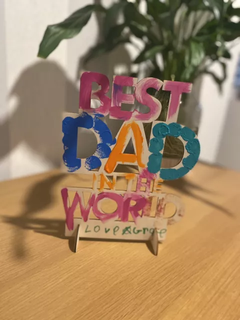 Diy Fathers Day Plaque 3