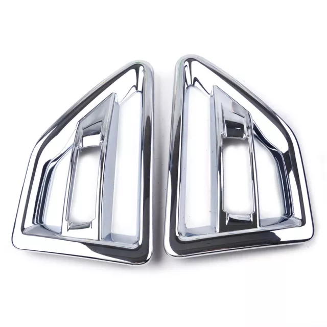 Chrome Side Air Vent Cover Outlet Trim Fit For 08-15 Land Rover Freelander 2 LR2