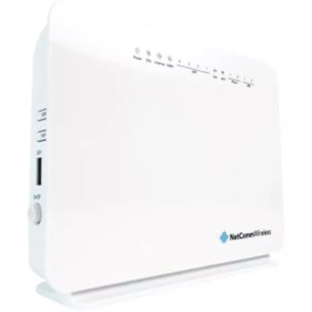 Netcomm NF10WV N300 WiFi VDSL/ADSL Modem Router w VOIP Gigabit WAN,LAN,FXS,USB