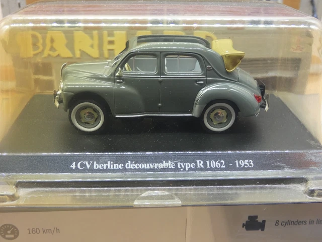 RENAULT 4CV Découvrable Type R1022 1953  1/43éme ELIGOR Neuf Boite D'Origine