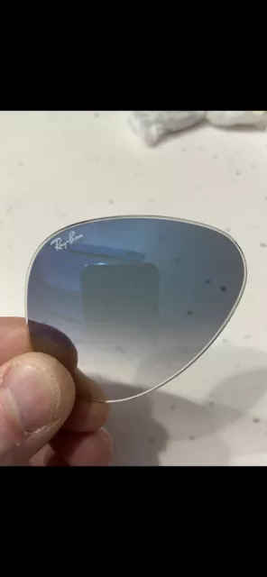 Ray Ban Aviator lenti di ricambio blu grado nuovissime 58-14-145