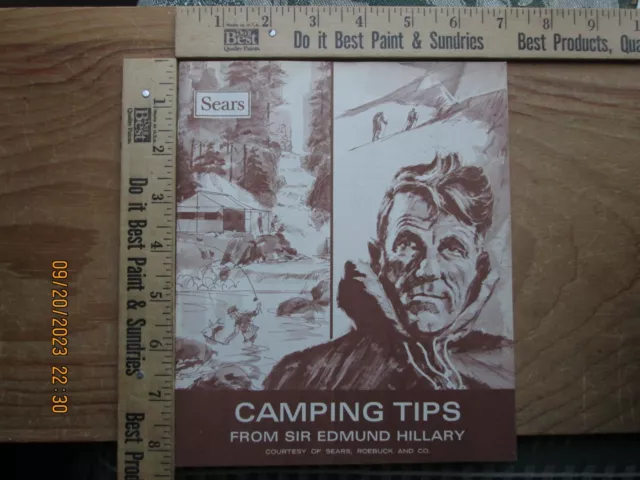 Sears Sir Edmund Hillary Single Burner Propane Tank Camping