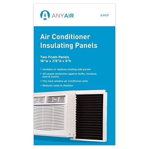 ANYAIR AMIP Window Air Conditioner Foam Insulating Panels Pack of 2