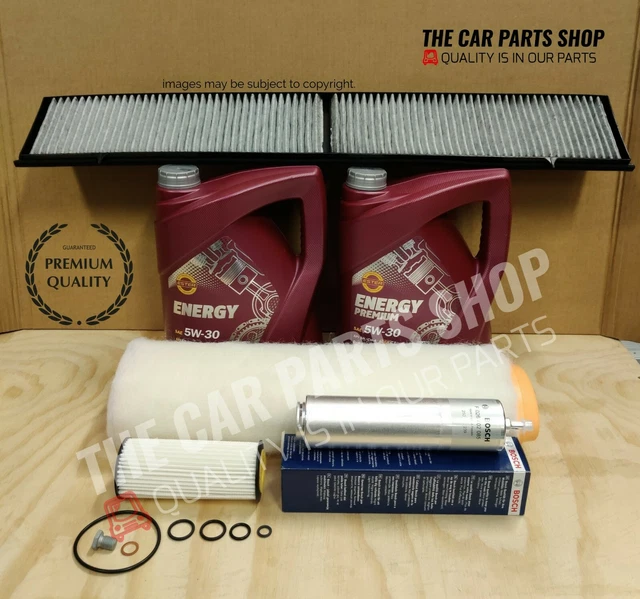 KNS BMW Service Kit B11A – Oil, Fuel & Air Filters – For 525d / 530d 3.0 Diesel E60/E61 (2003-10)