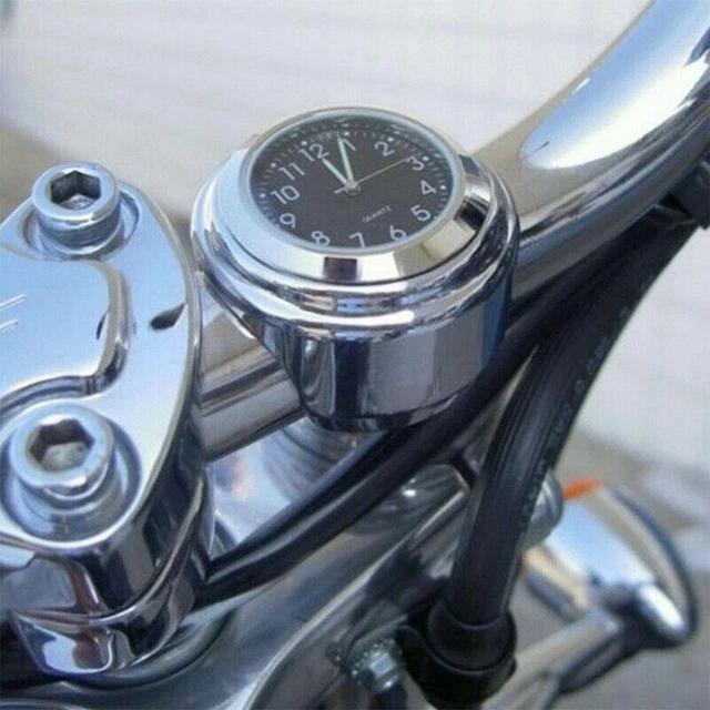 Motorcycle Watch Clock For Motorcycle Handlebar Watch Waterproof Bike U2O9