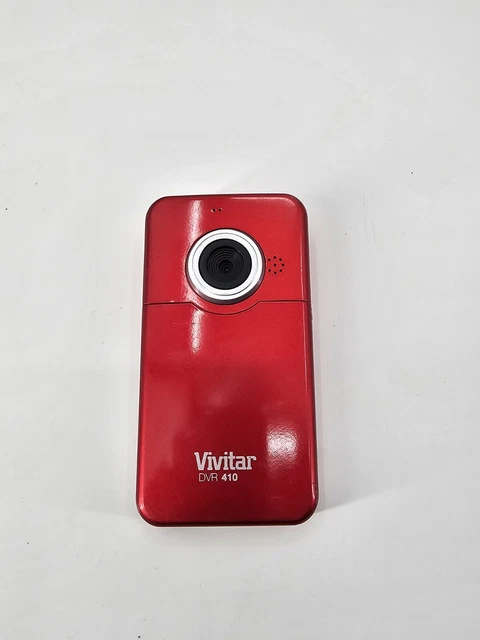 VIVITAR DVR410 RED Digital Camcorder with Camera DVR-410 DVR 410