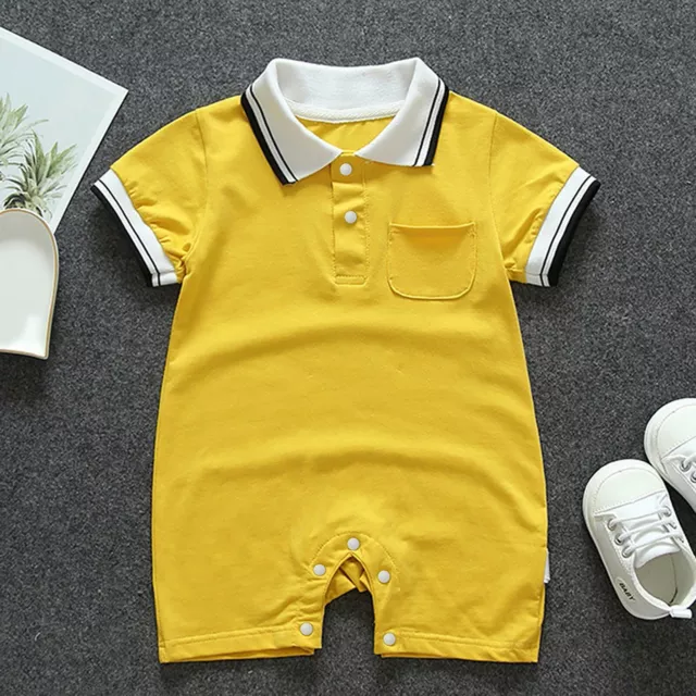 Newborn Infant Baby Boys Girls Kids Romper Jumpsuit Bodysuit Clothes Outfits AU 3