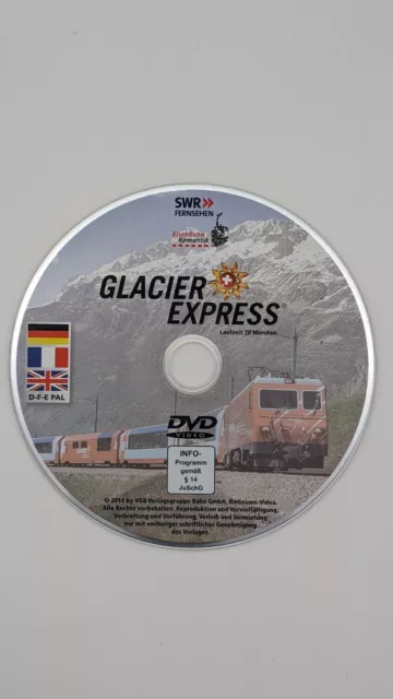 SWR Fernsehen Eisenbahn Romantik - DVD lose - Glacier Express