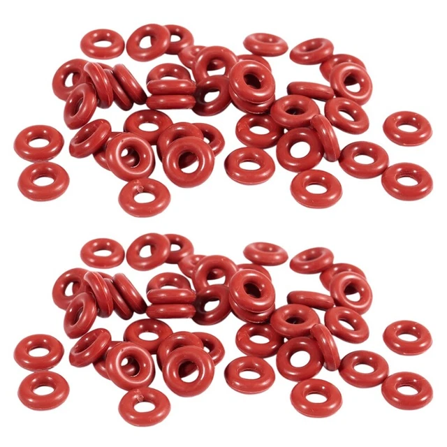 100 pezzi guarnizione O silicone 3 mm x 8 mm x 2,5 mm F3S7