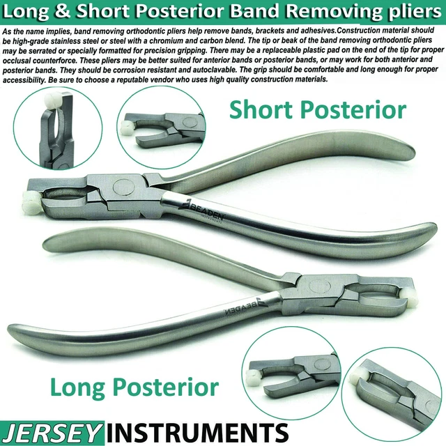 ORTHODONTIC SHORT POSTERIOR Band Removing Pliers Adhesive Removing