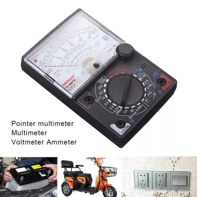 Analogue Multimeter AC DC Volt Ohm Electrical Circuit Multi Tester Meter AU 2