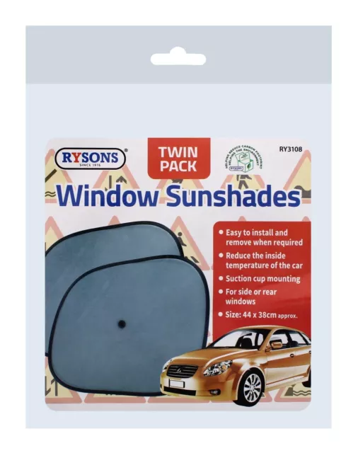 2 x Parasol para ventana de coche bebé tapón malla negra persianas visera cubierta protectora perro