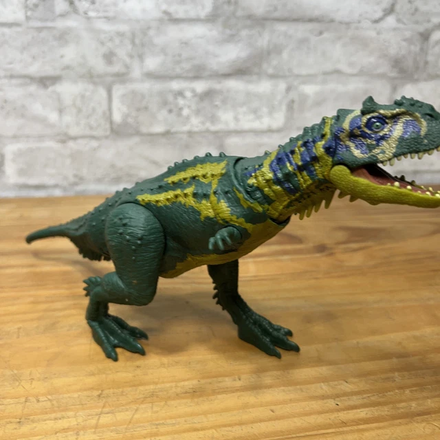 FIGURA JURASSIC WORLD Park Majungasaurus Primal Attack Dinosaur Mattel ...