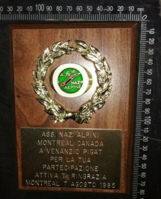CREST ASSOCIAZIONE NAZIONALE ALPINI IN CANADA ANNI 80 RARITÀ! 
