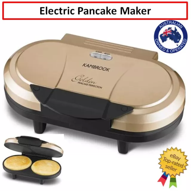 Kambrook Electric Pancake Maker Cooker Omelette Dessert Making Machine Press
