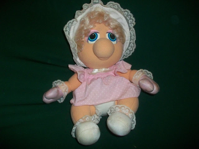 Muppet Babies 13" Baby Miss Piggy Plush Vintage