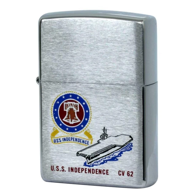 Zippo lighter US Navy USS INDEPENDENCE CV62 made in 2001 unused imported from JP