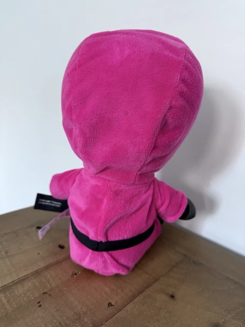 PINK - SQUID GAMES Masked Workers -TRIANGLE- Soft toy plush/doll -VGC