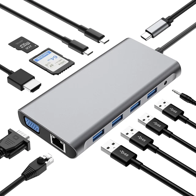ACT USB-C Triple 4K Docking Station ac7048