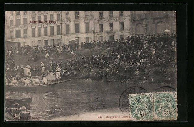 CPA Joinville-le-Pont, Joute a la Lance 1907