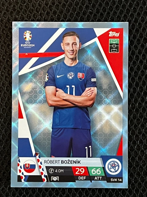 Autocollant Topps Euro 2024 Suslov – Parallèle Bleu Rare, Suisse, PTW, Neuf