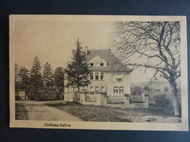 CHATEAU SALINS Moselle CPA 57 une maison isolée
