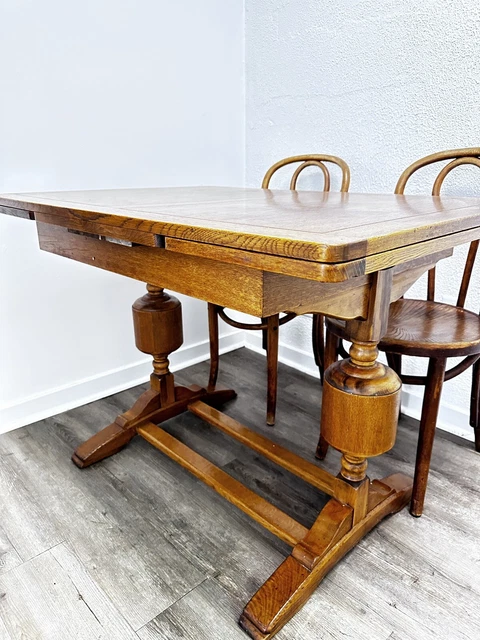 antique dining room table and chairs