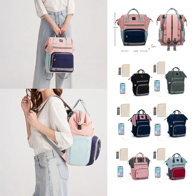 LEQUEEN Diaper Bag Mummy Maternity Bag Waterproof Backpack Outdoor Storage New