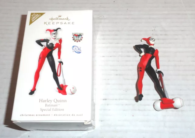 Hallmark Harley Quinn Batman Special Edition Christmas Ornament 4" Tall  (2010)