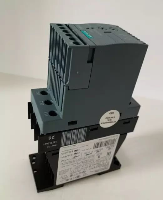 SIEMENS SIRIUS 3RW3014-1BB04 3kW Soft Motor Starter 480 V 3Phase 6.5A IP20