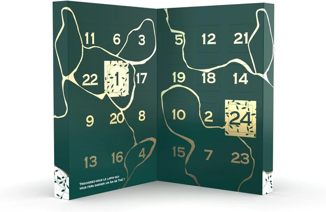 Thés De La Pagode - Calendrier De L’Avent Thés & Infusions Bio - 6 Thés Verts, 1