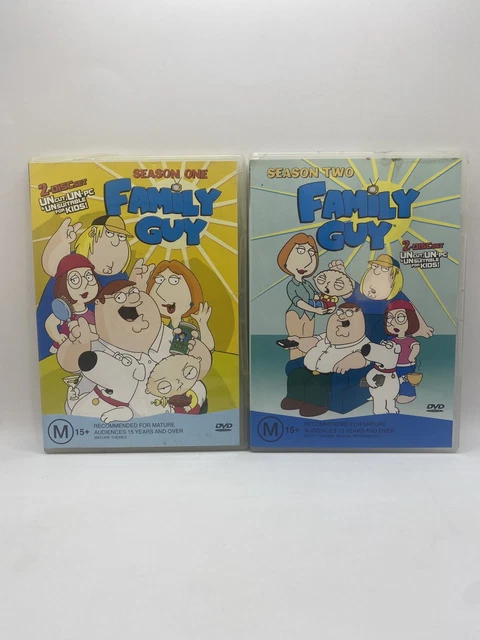FAMILY GUY Season 1 2 DVD 1999 VG PAL R4 Peter Griffin Free