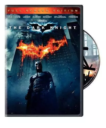The Dark Knight (Full-Screen Single-Disc Edition) - DVD - VERY GOOD
