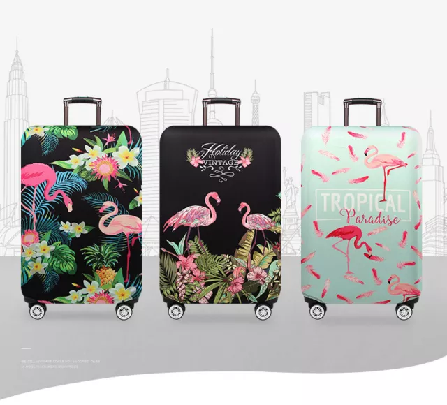 Elastic Flamingo Travel Luggage Suitcase Protective Cover 18-32inch Anti Scratch 2