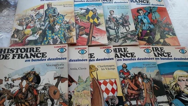 L HISTOIRE DE France En Bande Dessinees Larousse 1976 1 A 14 EUR 60,00