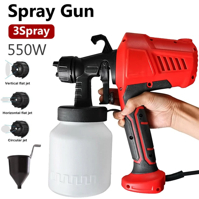ELECTRIC PAINT SPRAYER 550W Airless Spray Gun Hvlp Handheld Outdoor