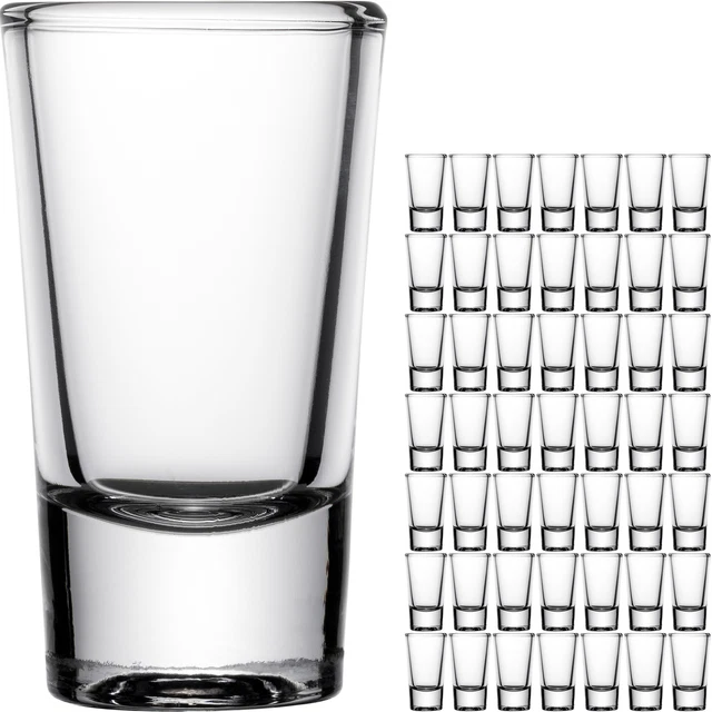 48 Stück „Cheers To 45“ Schnapsgläser Aus Acryl – Unzerbrechlich, 40 Ml, Mit Goldenem Aufdruck, Für Geburtstagspartys & Jubiläen