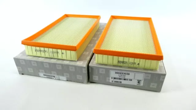 SET Original Ferrari 599 GTB 612 FF GTC4 Luftfilter Air Filter Airfilter 223039