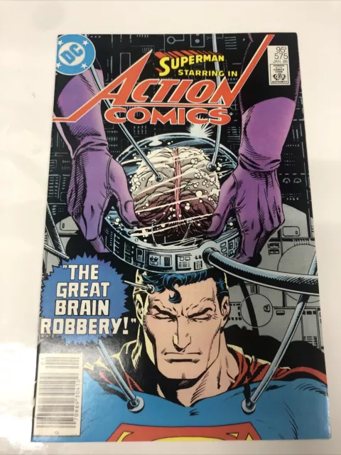 Action Comics (1986) # 575  (VF/NM) Canadian Price Variant • CPV •Joey Cavalieri