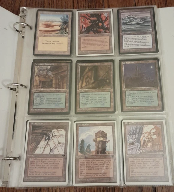 mtg vintage pre-2000 Beta Legends Arabian Fallen Chronicles more 220 Binder