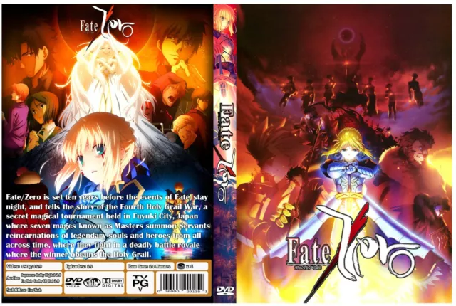 Fate Stay Night Complete Saga Season 1-7+BONUS MOVIE Dual Aud Eng/Jpn-Eng Subs