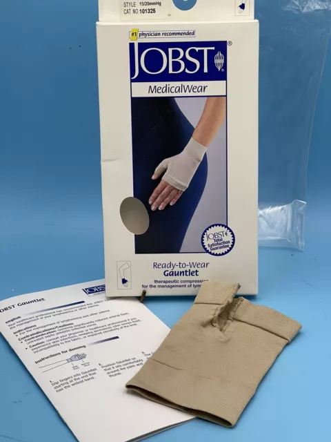 Guantelete BSN Medical 101325 JOBST BELLA, 15-20 mmHG, pequeño, beige nuevo caja abierta 3