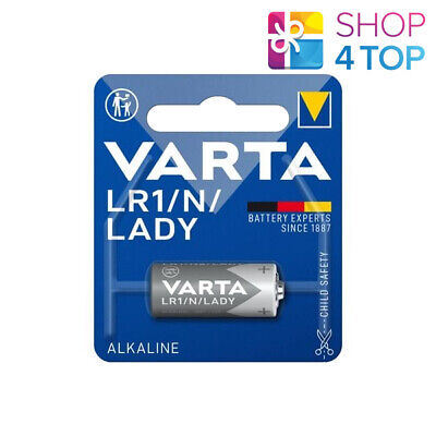 VARTA LR1 Batteria Alcalina N Lady 4001 LR01 1.5V 1BL blister Pacco Exp 2024 New