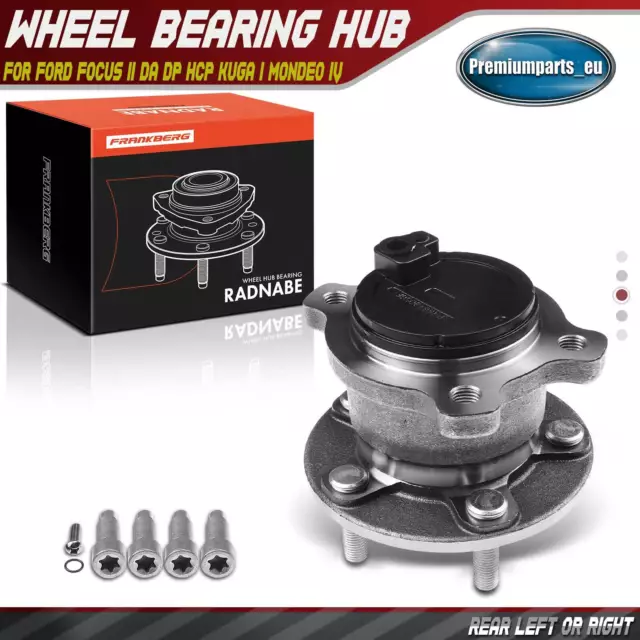 Wheel Bearing Hub Rear LH / RH for Ford Focus II DA DP HCP Kuga I Mondeo IV FWD