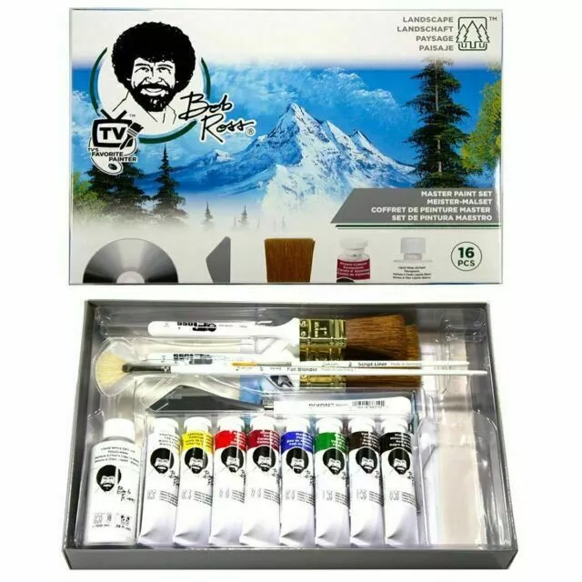 ORIGINAL Bob Ross Master Landschaft Ölgemälde Set - NEU AUF LAGER! - UK VERKÄUFER!